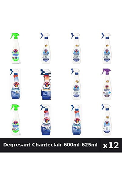 Chanteclair Set 12 Degresant Universal 600ml-625ml - Bicarbonat, Lămaie, Mosc...
