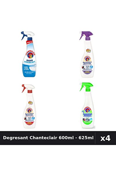 Chanteclair Set 4 Degresant Universal 600ml + Anticalcar 625ml - Lamaie, Mars...