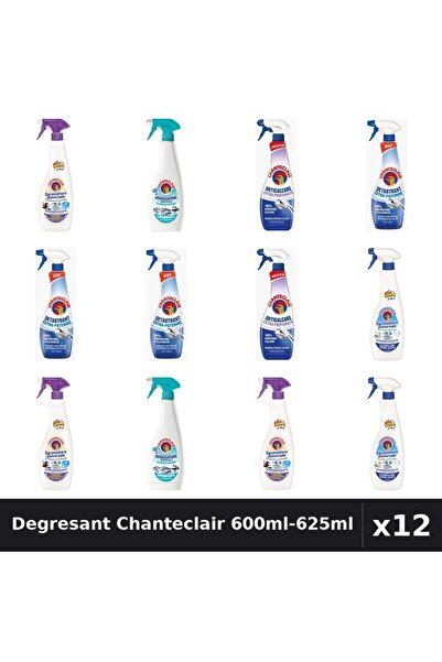 Chanteclair Set 12 Degresant Universal 600ml-625ml - 6 Arome, Anticalcar, Det...
