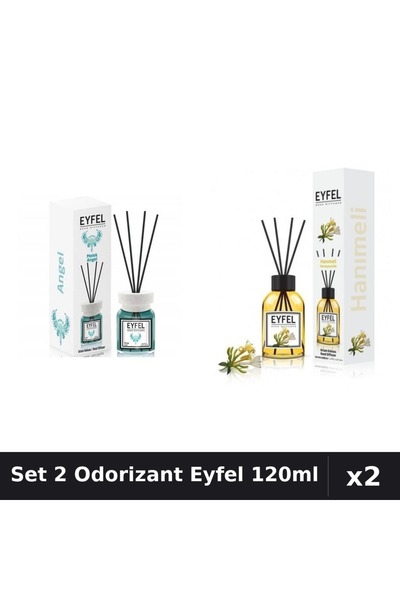 Eyfel Set 2 Odorizante Camera Betisoare, Angel, Mana Maicii Domnului, 120 ml