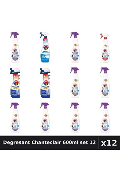 Chanteclair Set 12 Degresant Universal 600ml - Mosc, Lavanda, Marsilia - Cura...