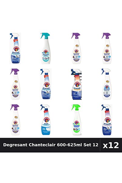 Chanteclair Set 12 Degresant Universal 600-625ml - 8 Arome, Lavanda, Lămâie, ...
