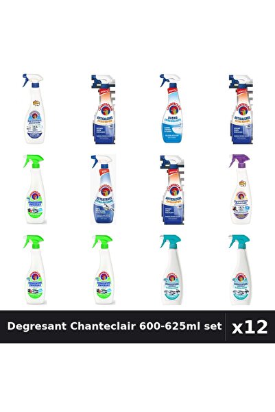 Chanteclair Set 12 Degresant Universal 600-625ml - 7 Arome, Bicarbonat, Lavan...