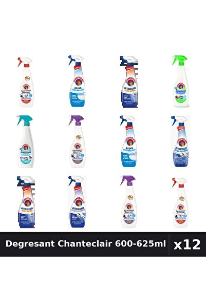 Chanteclair Set 12 Degresant Universal 600-625ml - Marsilia, Lavanda, Lămâie,...