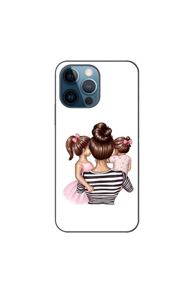 OEM Husa compatibila cu Apple iPhone 12 Pro Silicon Gel Tpu Model Mom and Girls