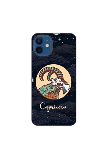 OEM Husa compatibila cu Apple iPhone 12 Silicon Gel Tpu Model Horoscop Capricorn