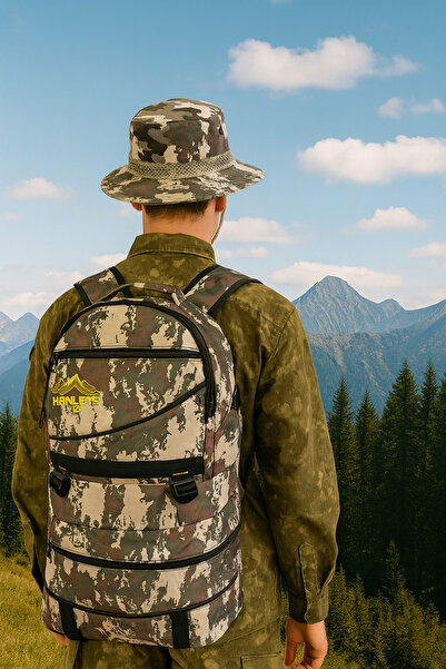 ELMAS TOUCH 60 LİTRE KAMUFLAJ KÖRÜKLÜ DAĞCI SEYAHAT KAMP OUTDOOR SIRT ÇANTASI