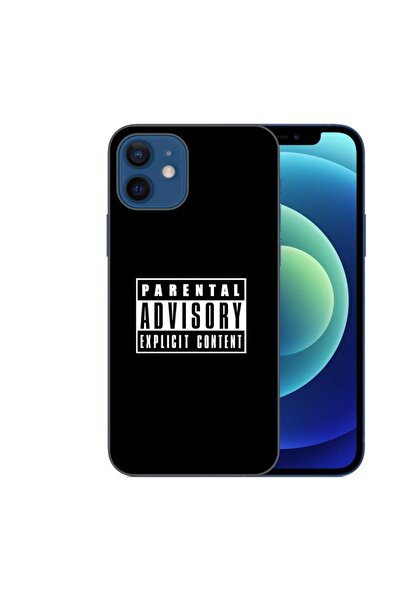 OEM Husa compatibila cu Apple iPhone 12 Silicon Gel Tpu Model Parental Advisory