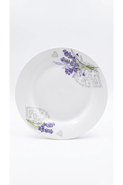 OEM Top Bottom Set of 6 Lavender White Opal Dinner Plates, 25.4 cm