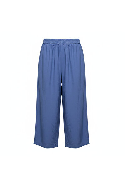 esmara Women's Blue Wide Leg Elasticated Waist Trousers