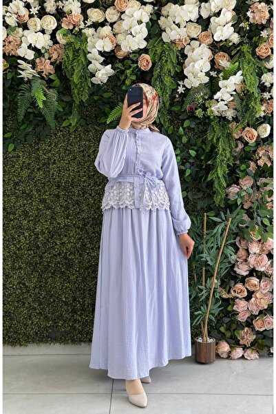 Moda Fatma lina astarlı Elbise