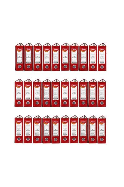 Noki Folder Telegraph Wide Red - 30 Pieces (Box)