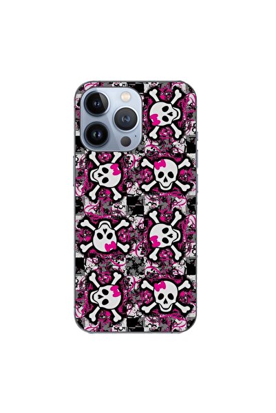 OEM Husa compatibila cu Apple iPhone 13 Pro Silicon Gel Tpu Model Pop Art Ske...