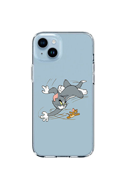 OEM Husa compatibila cu Apple iPhone 14 Plus Silicon Transparenta Model Tom A...