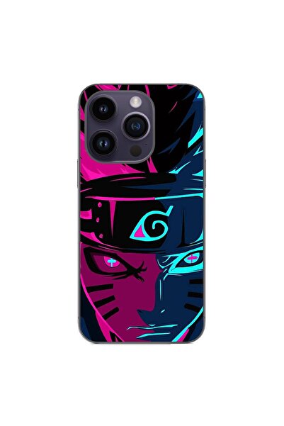 OEM Husa compatibila cu Apple iPhone 14 Pro Silicon Gel Tpu Model Naruto Purp...
