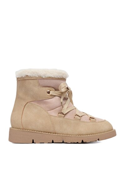 DeeZee Cizme de zăpadă pentru femei 17125-1-BEIGE Bej