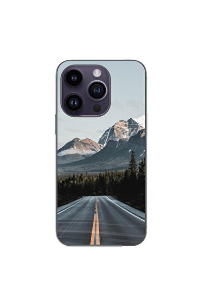 OEM Husa compatibila cu Apple iPhone 14 Pro Silicon Gel Tpu Model Mountain Road