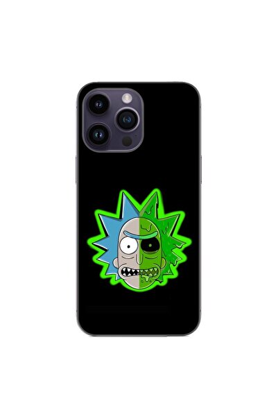 OEM Husa compatibila cu Apple iPhone 14 Pro Max Silicon Gel Tpu Model Rick An...