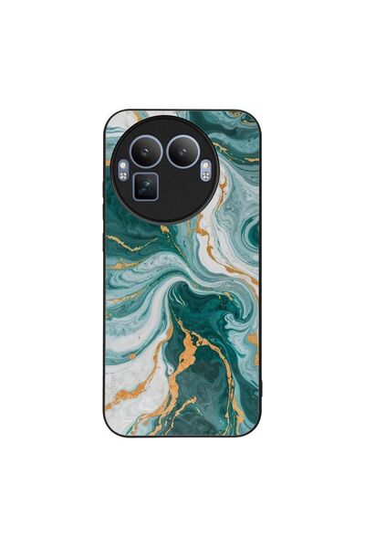 Sonique Θήκη Marble Series για Realme GT 8 Pro 5G Πράσινο 01