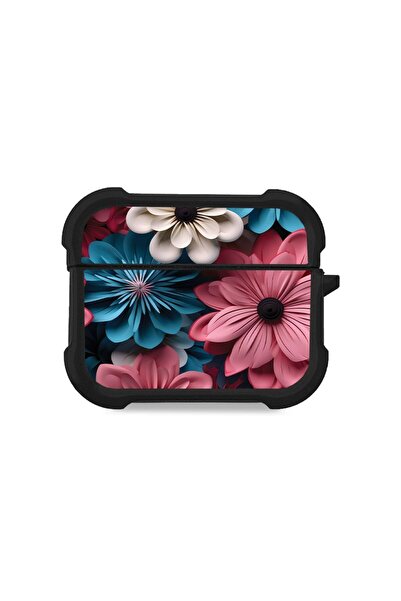 Sonique Θήκη Σιλικόνης 3D Flower Series για AirPods Pro 3 Ροζ 01
