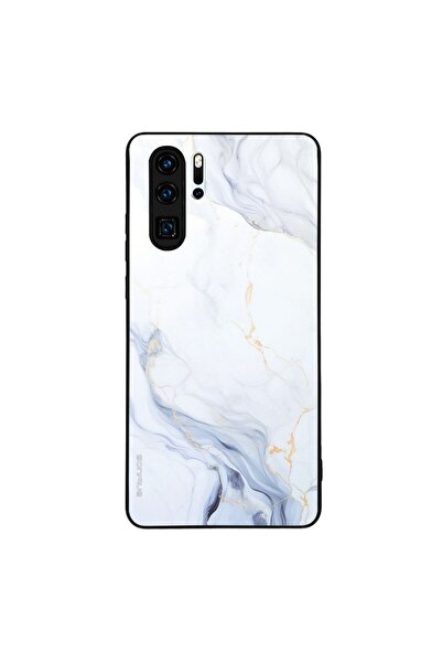 Sonique Θήκη Marble Series για Huawei P30 Pro Λευκό 02