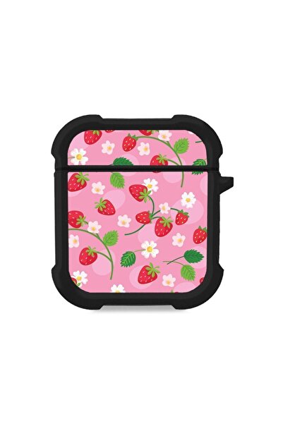 Sonique Θήκη Σιλικόνης Fruit Series για AirPods 1/2 Φράουλα