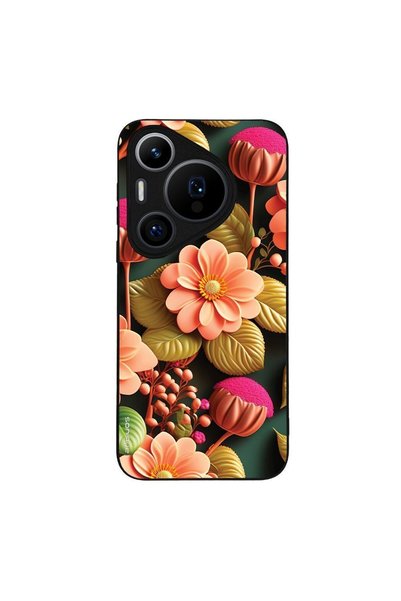 Sonique Θήκη 3D Flower Series για Huawei Pura 70 Pro Σομόν