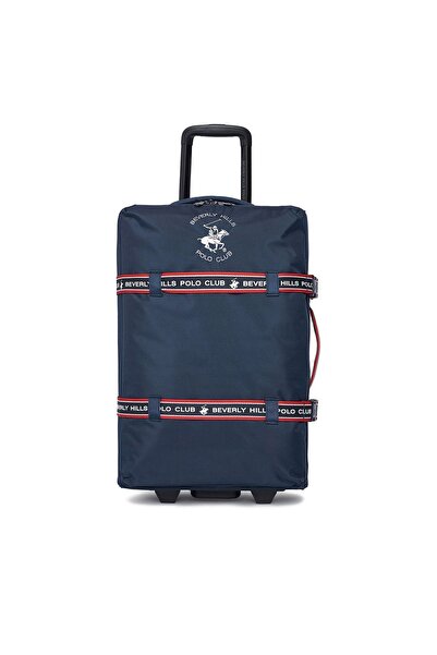 Beverly Hills Polo Club Valiză unisex medie albastră