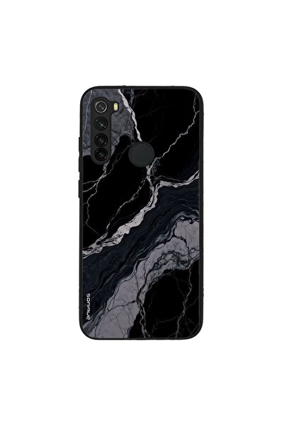 Sonique Θήκη Marble Series για Xiaomi Redmi Note 8 / Redmi Note 8 2021 Μαύρο 02