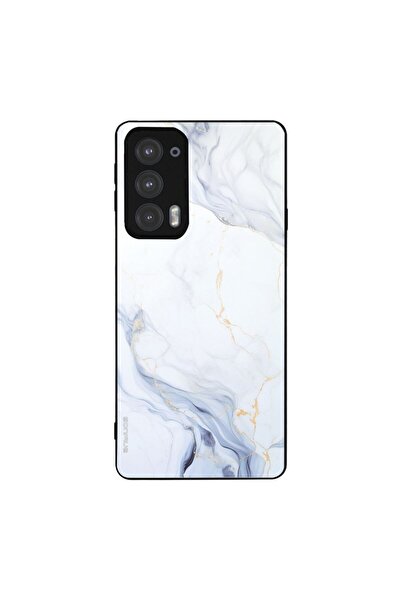 Sonique Θήκη Marble Series για Motorola Edge 20 5G Λευκό 02
