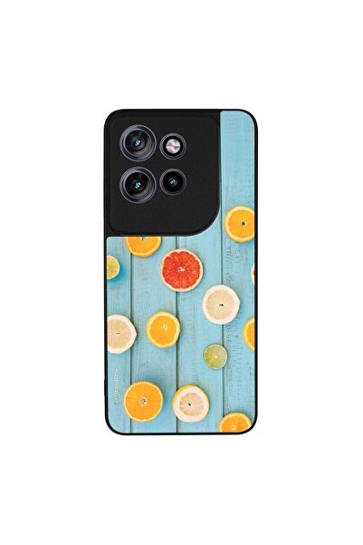 Sonique Θήκη Fruit Series για Motorola Edge 60 Neo 5G Γκρέιπφρουτ