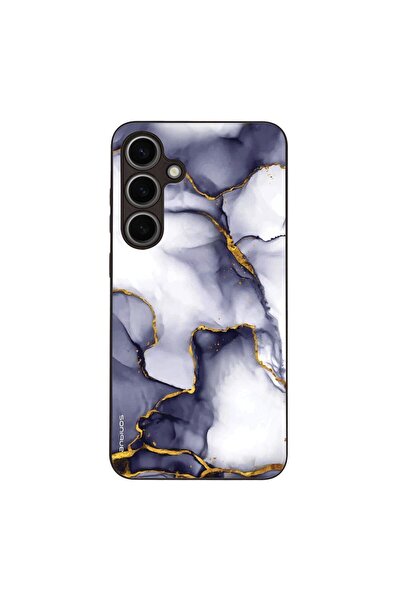 Sonique Θήκη Marble Series για Samsung Galaxy S24 Plus Μωβ Γκρι