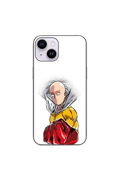OEM Husa compatibila cu Apple iPhone 14 Silicon Gel Tpu Model One Punch Man S...
