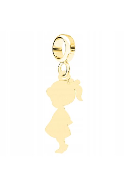 Larezo Pandantiv Tip Charm Pentru Bratari Modulare, Argint 925 Placat Cu Aur ...
