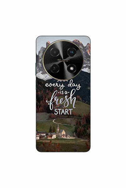 OEM Husa compatibila cu Huawei Nova 12i Silicon Gel Tpu Model Mesaj Fresh Start