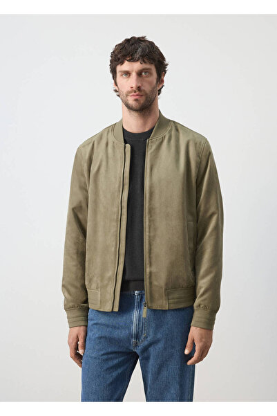 MANGO Man Süet görünümlü bomber ceket