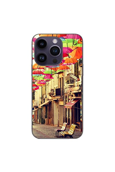 OEM Husa compatibila cu Apple iPhone 15 Pro Silicon Gel Tpu Model Strada Umbr...