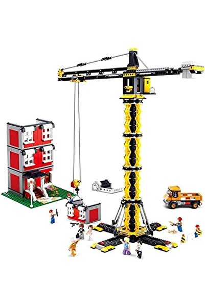 Sluban Giant Construction Crane Building Blocks 1461 Pieces, M38-B0555, ABS P...