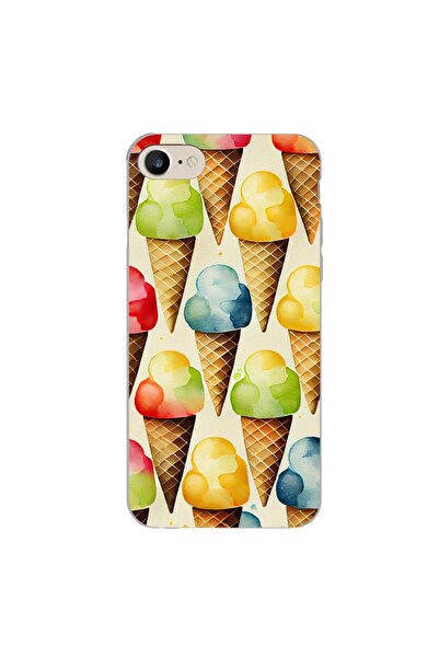 OEM Калъф, съвместим с Apple iPhone 7, iPhone 8, iPhone SE 2020, силиконов ге...