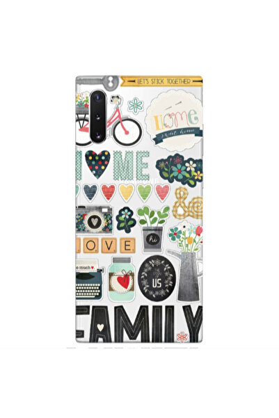 Other Samsung Note 10 Plus Family love home Transparent Silicone TPU Θήκη