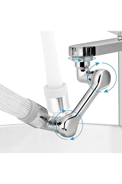 The Bros 1080° Rotating Faucet Head, Angle Rotating Robotic Arm Faucet Aerato...