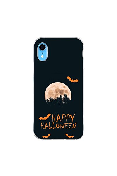 OEM Husa compatibila cu Apple iPhone XR Silicon Gel Tpu Model Happy Halloween...