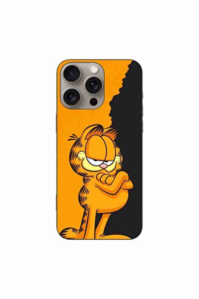 OEM Husa compatibila cu Apple iPhone 16 Pro Max Silicon Gel Tpu Model Garfiel...