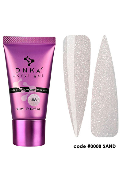 OEM Gel acrilic pentru unghii, Tub cu gel acrilic # 0008 Nisip DNKa, 30ml