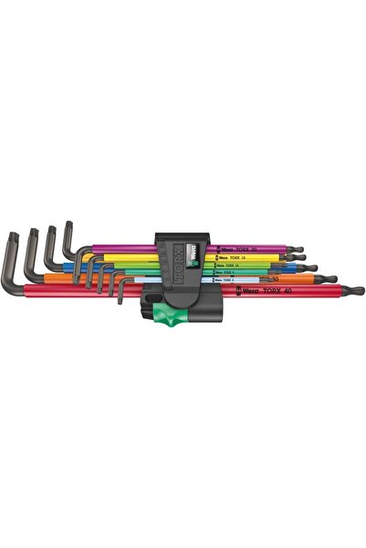 wera angle key set 967/9 TX XL Multicolour 1 - screwdriver