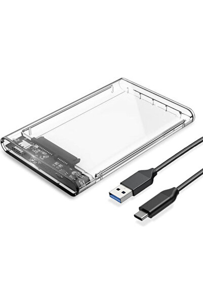Orico Θήκη για Σκληρό Δίσκο 2.5 " SATA III με Σύνδεση SATA Type-C Διαφανής Κω...
