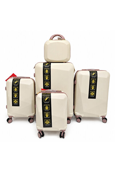 Red Sea 5 Pcs Set Valise De Voyage De Mariage Zipper Expansion Design High Gr...
