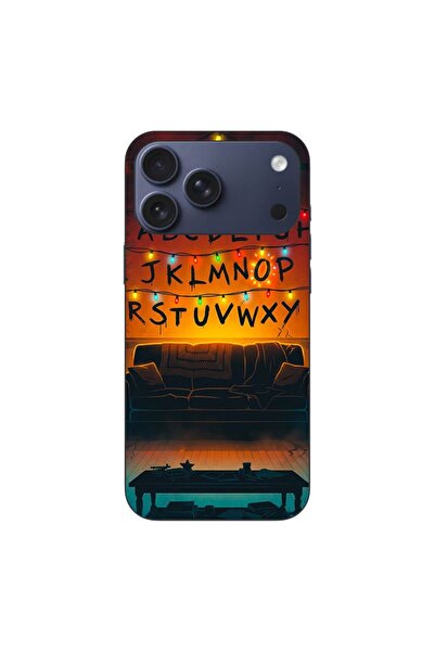 OEM Husa compatibila cu Apple iPhone 17 Pro Max Silicon Tpu Model Stranger Th...