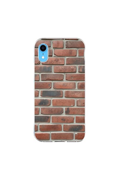 OEM Husa compatibila cu Apple iPhone XR Silicon Gel Tpu Model Brick Wall