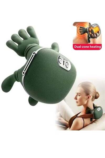 Arabest Neck Shoulder Massager with Heat, 3 Levels, Cordless 4D Deep Tissue S...